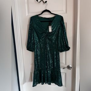 Vero Moda sequin dress size large NWT